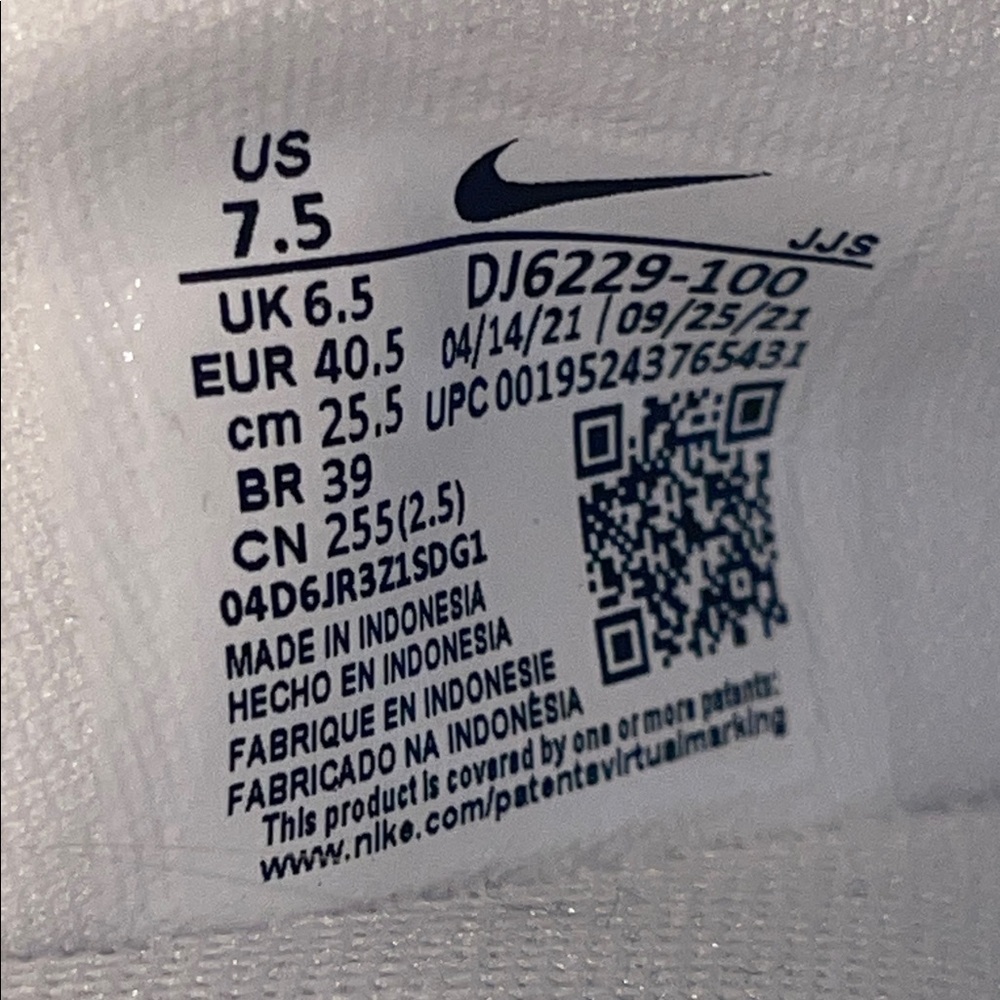 Nike Offline 2.0 Summit White Slip on Mens Multi Sizes DJ6229-100 SZ 7.5 - Picture 7 of 10